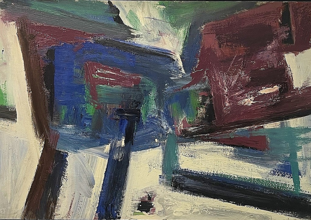 Melville  Price, Untitled (from the Black Warriors Series), c. 1962
Oil on canvas, 33 x 48 in.
PRI004