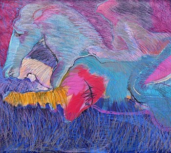 Harriette Joffe -&nbsp;Blue Horse Red, 1984