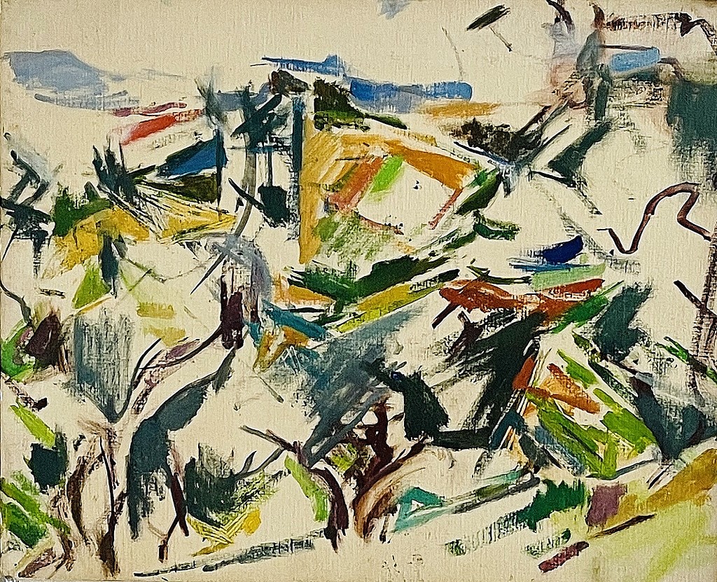 Mercedes Matter, Untitled, ND
Oil on canvas laid to board, 17 3/4 x 21 1/2 in.
&bull;