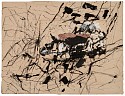 Perle Fine, Perle Fine
1959, Oil with collage on paper