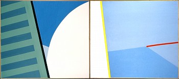 Angelo Ippolito -&nbsp;Scudding Winward, from the Regatta Series (diptych), 1986