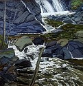 Neil Welliver, Base of Falls
1989, Oil on canvas