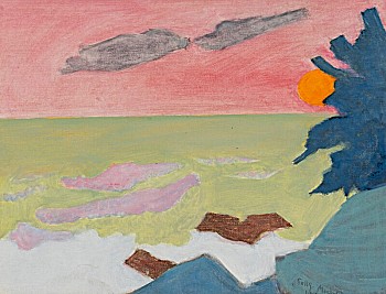 Sally Michel Avery -&nbsp;Setting Sun, 1980