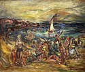 Theresa  Bernstein, Bathers at Folly Cove
1925, Oil on canvas