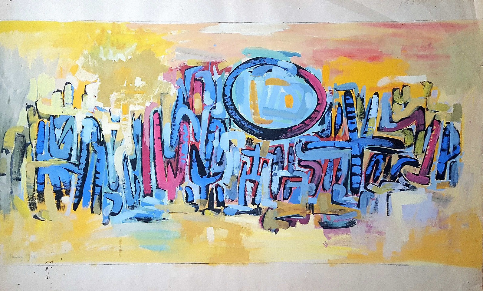Rex Ashlock, Untitled, 1958
Gouache on paper, 19 x 38 in.
ASHL001
