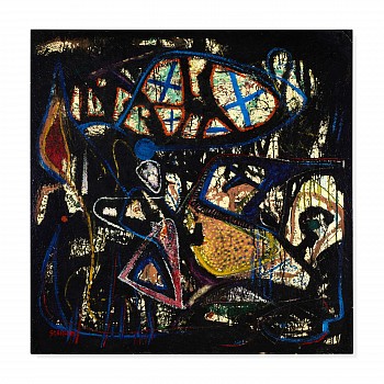 Rolph Scarlett -&nbsp;Untitled Biomorphic Drip, c. 1948-1952