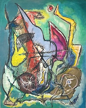 Rolph Scarlett -&nbsp;Lucifer with His Chariot, c. 1940
